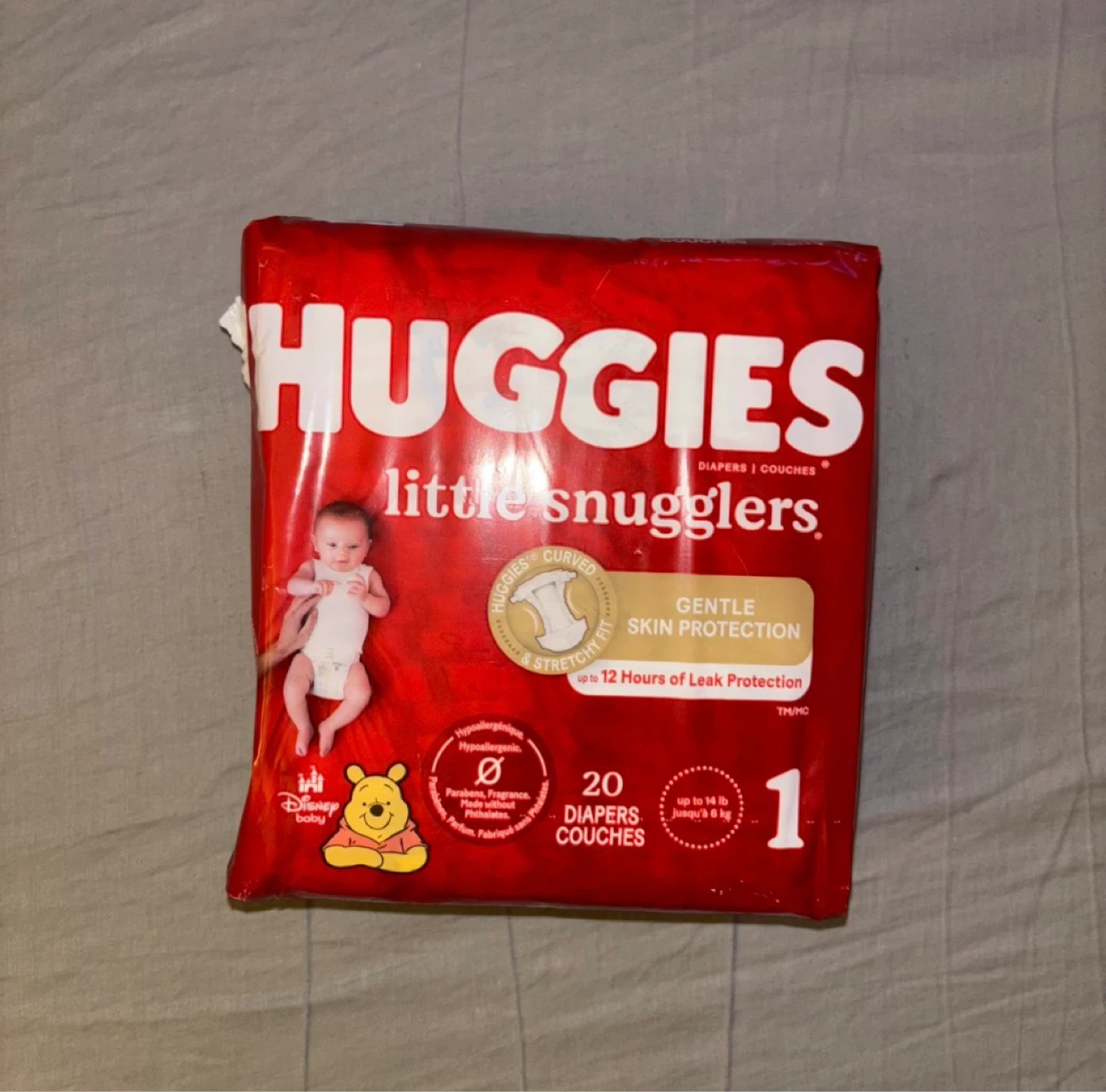 Diaper Bag with Swaddles,Huggies Diapers, Milestone Blocks - photo 3