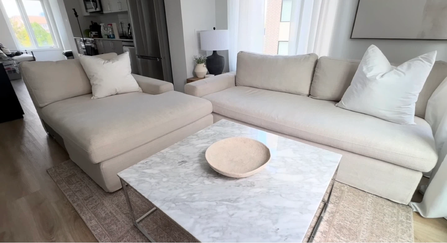 L Shape sectional -priced for pick up today! - photo 2