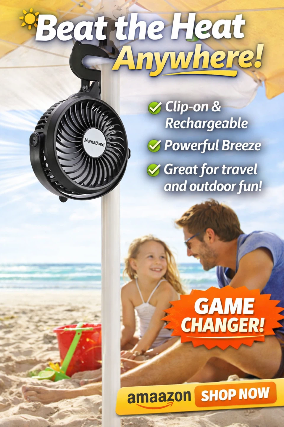 Portable Mini Fan with Flexible Tripod - photo 3