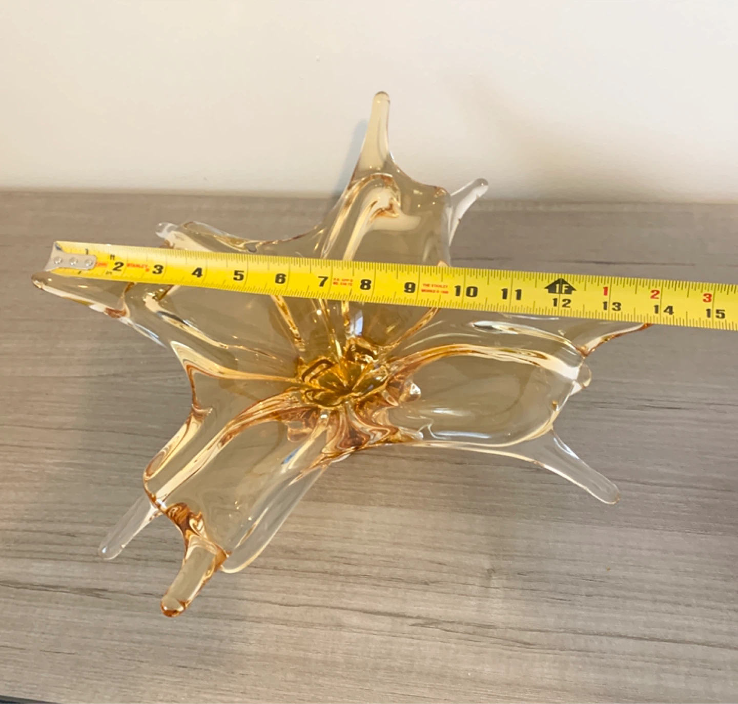 Amber Glass Decorative Bowl - photo 3