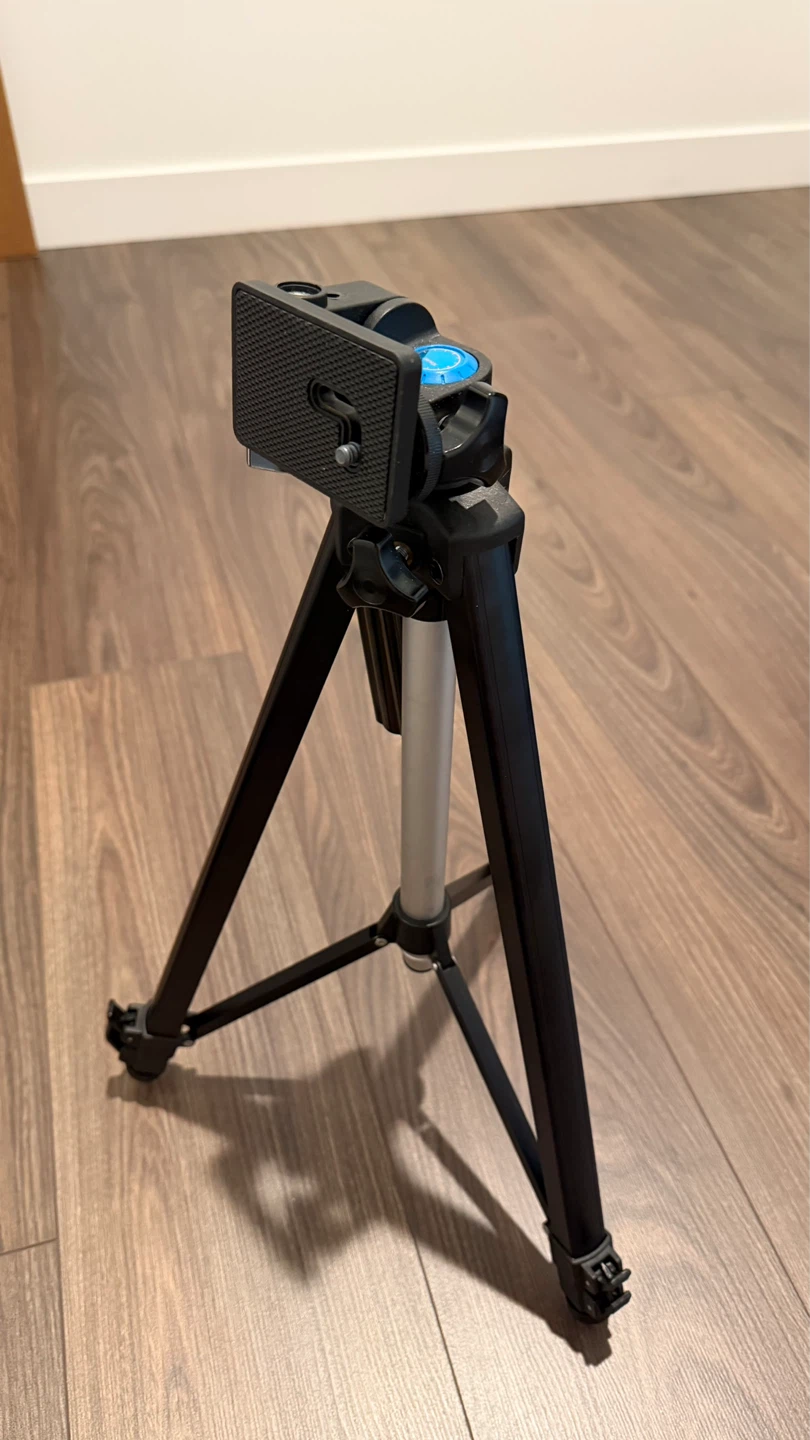 Camera Tripod with Quick Release Plate