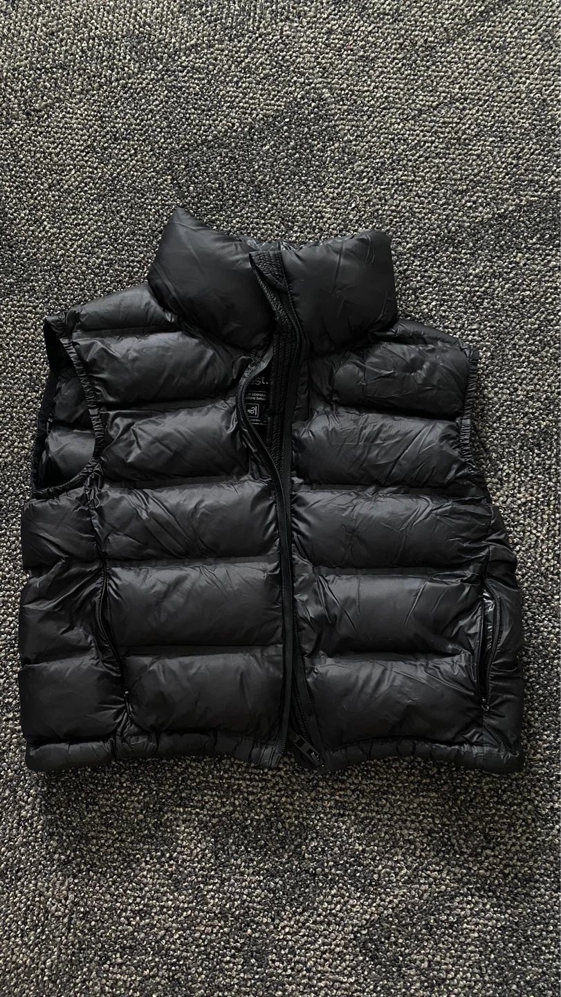 ZARA Puffer Vest - Black, Size S - photo 4
