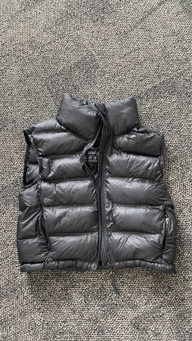 ZARA Puffer Vest - Black, Size S