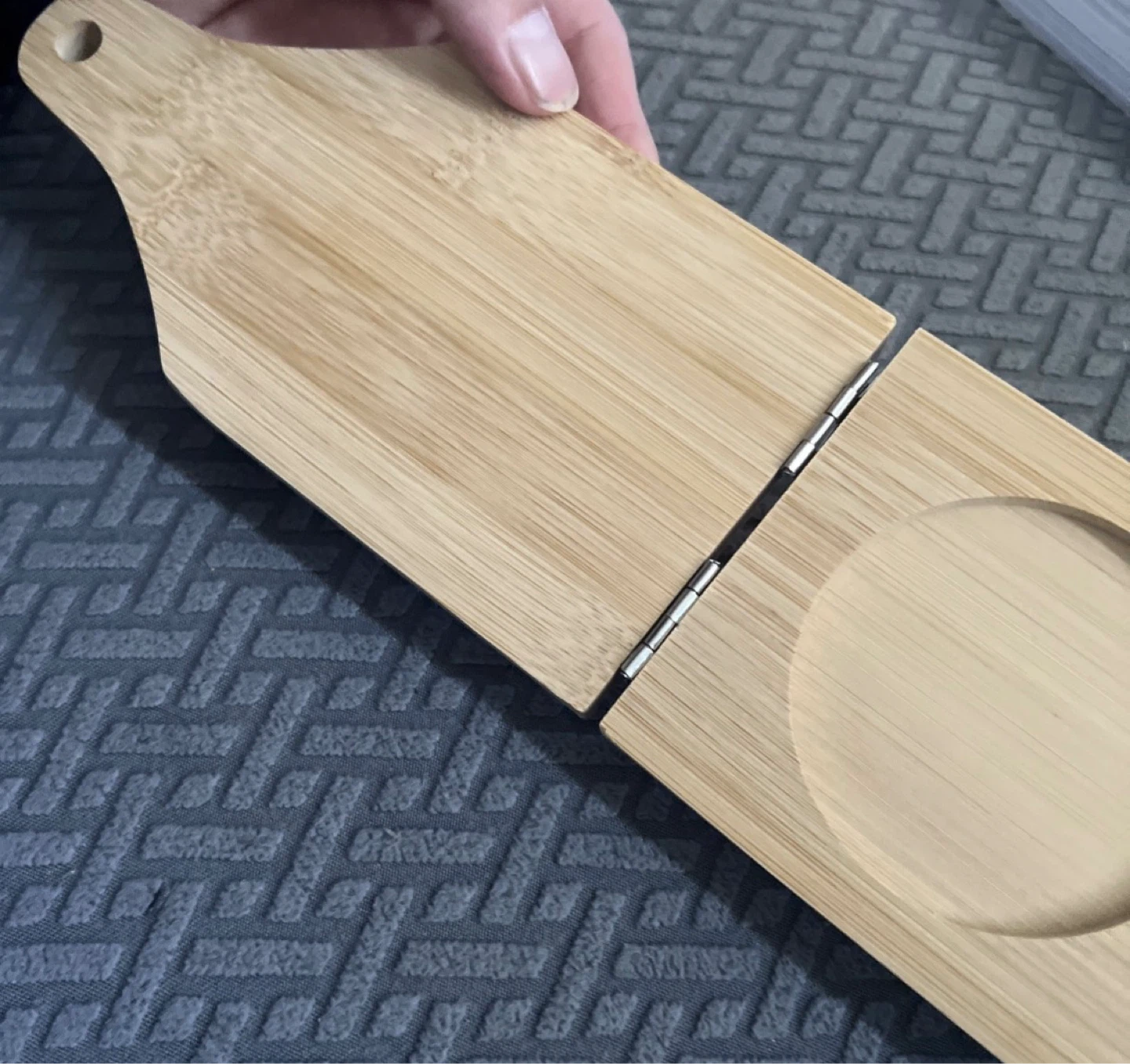 Bamboo Mini Charcuterie Board with Holder - photo 5