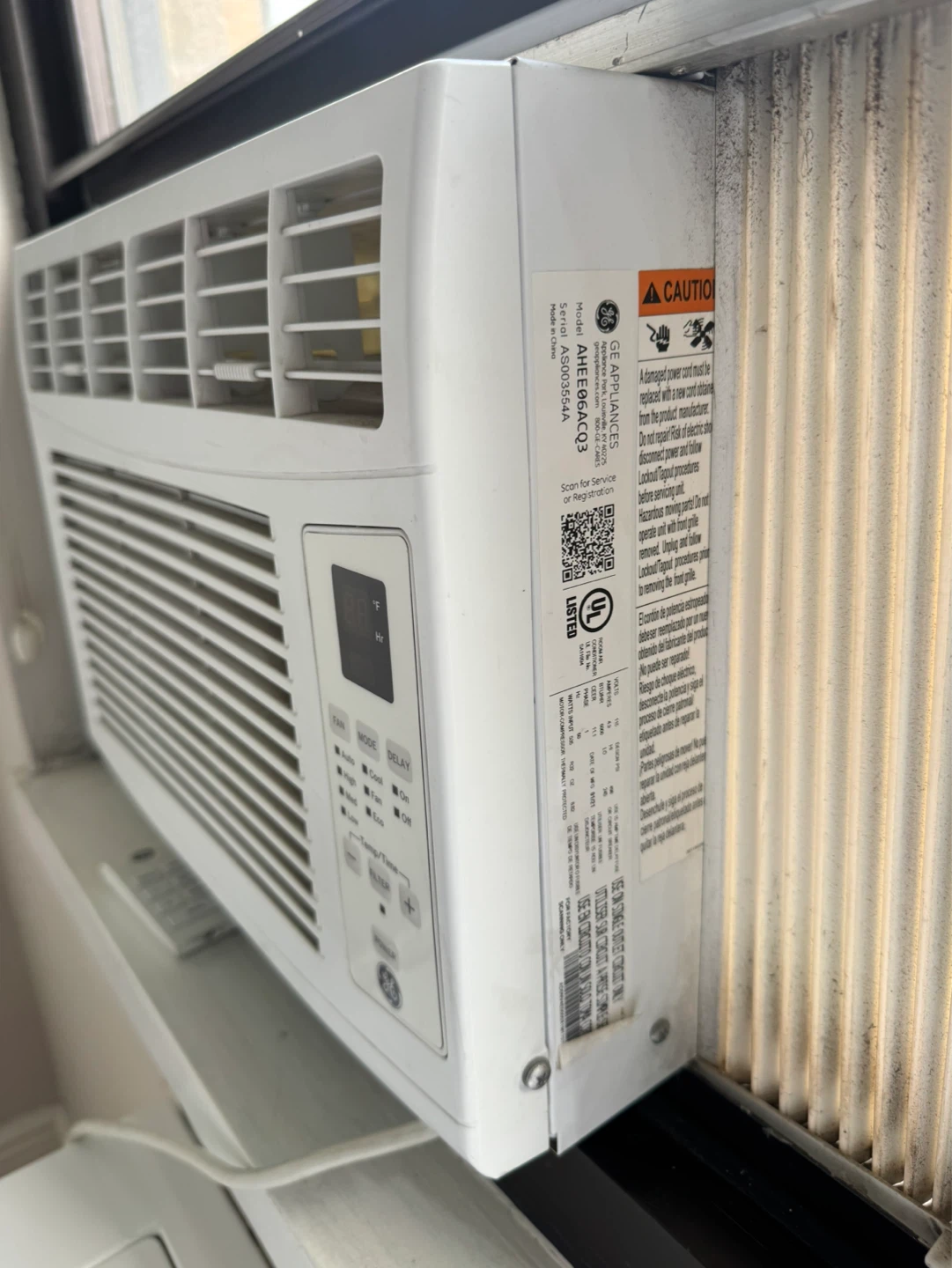GE Window Air Conditioner AHEB96CAQ3 - photo 5