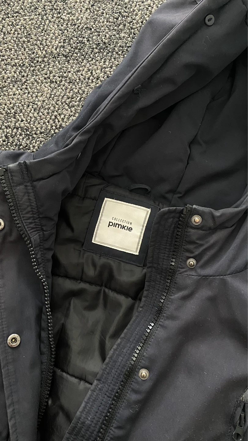 Pimkie Black Hooded Bomber Jacket