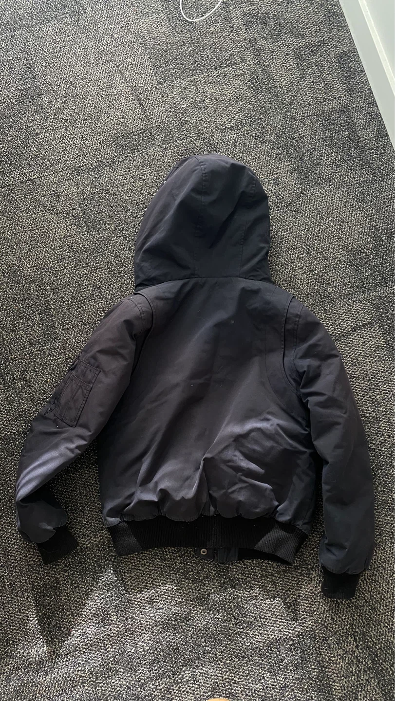 Pimkie Black Hooded Bomber Jacket - photo 2