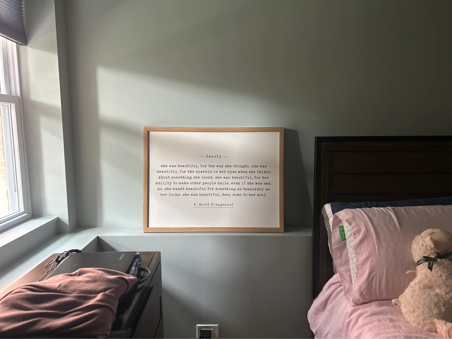 F. Scott Fitzgerald Quote Framed Wall Art - photo 2