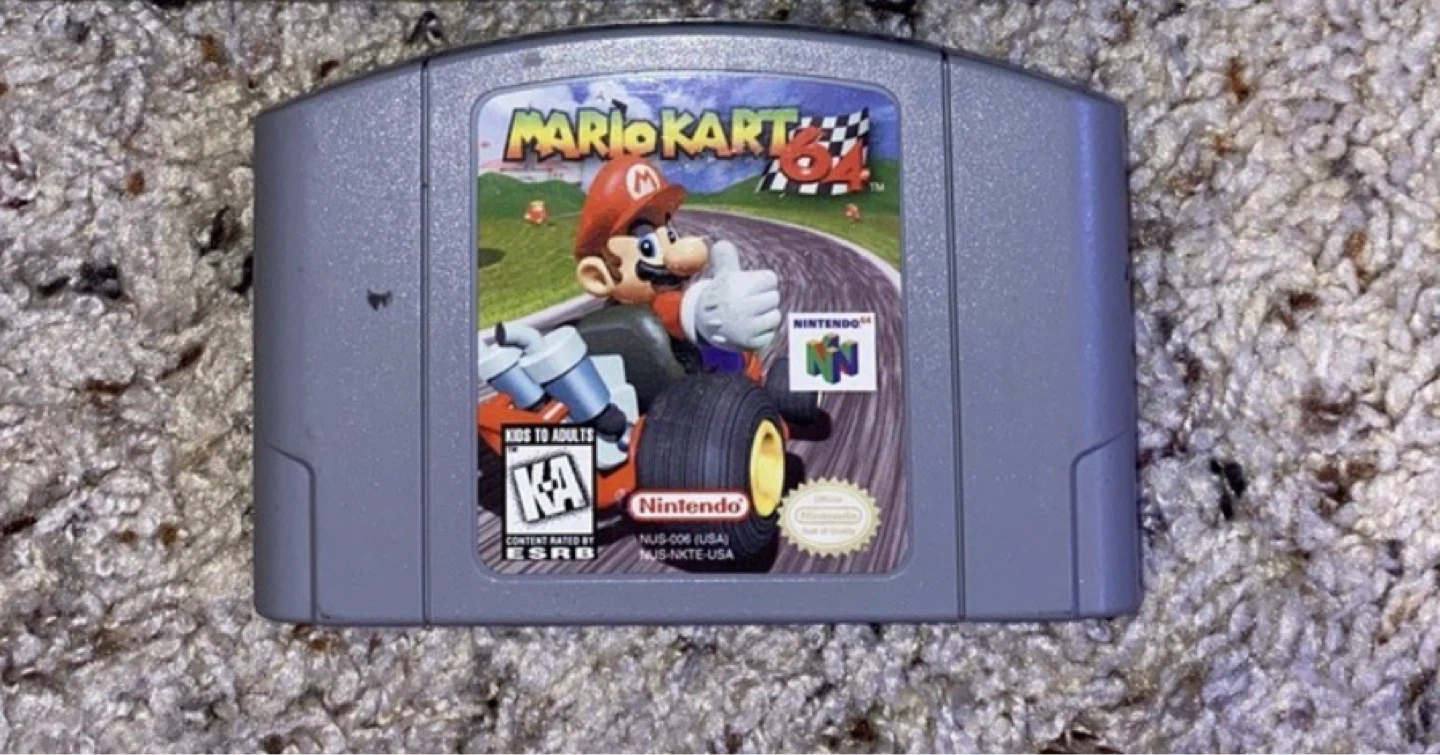 Mario Kart 64 Nintendo 64 Game Cartridge