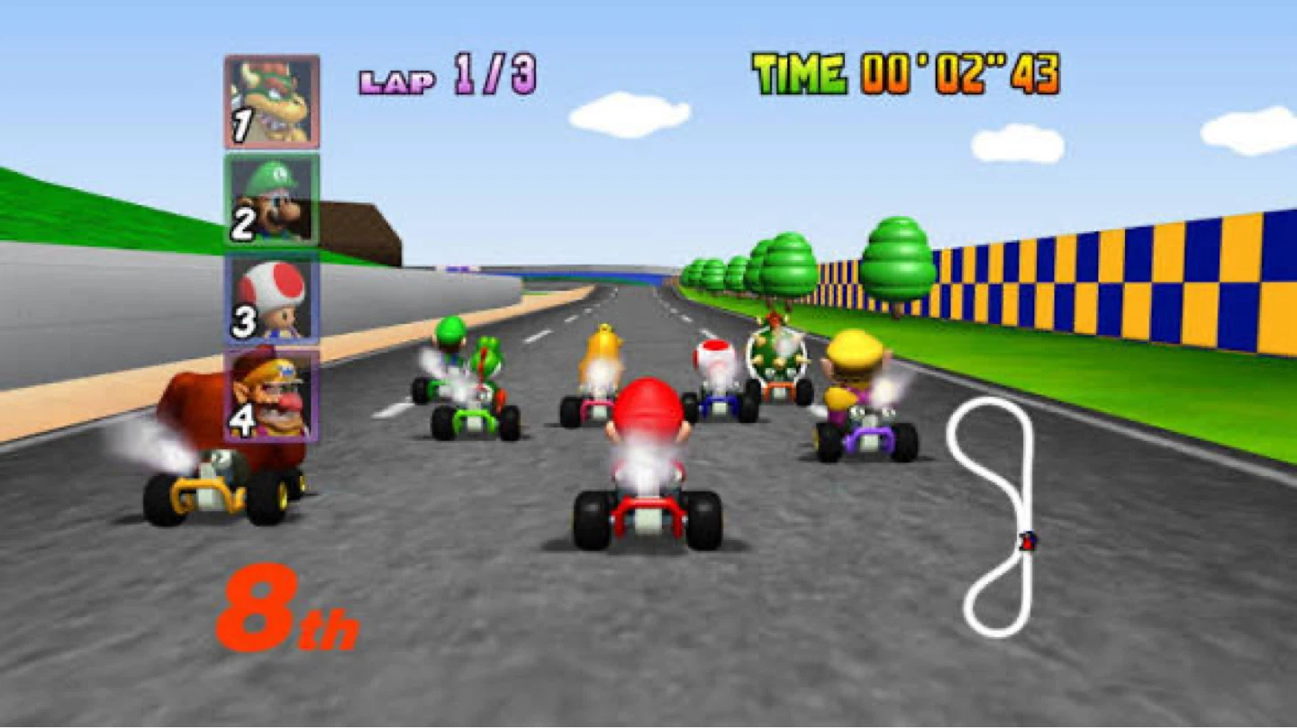 Mario Kart 64 Nintendo 64 Game Cartridge - photo 3