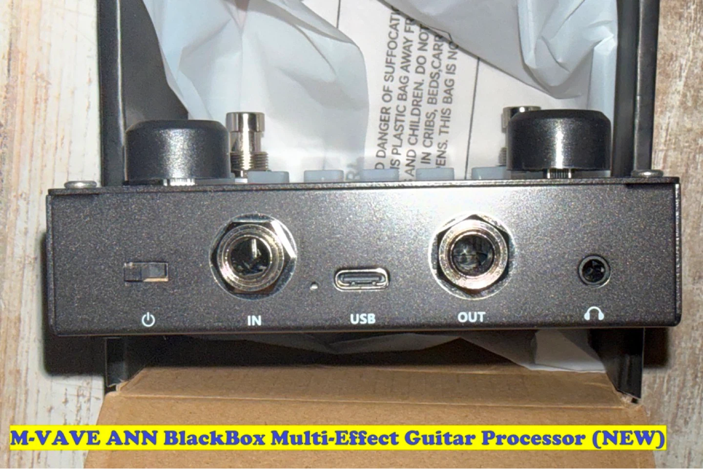 M-VAVE ANN BlackBox Multi-Effect Guitar Processor (NEW) - photo 3