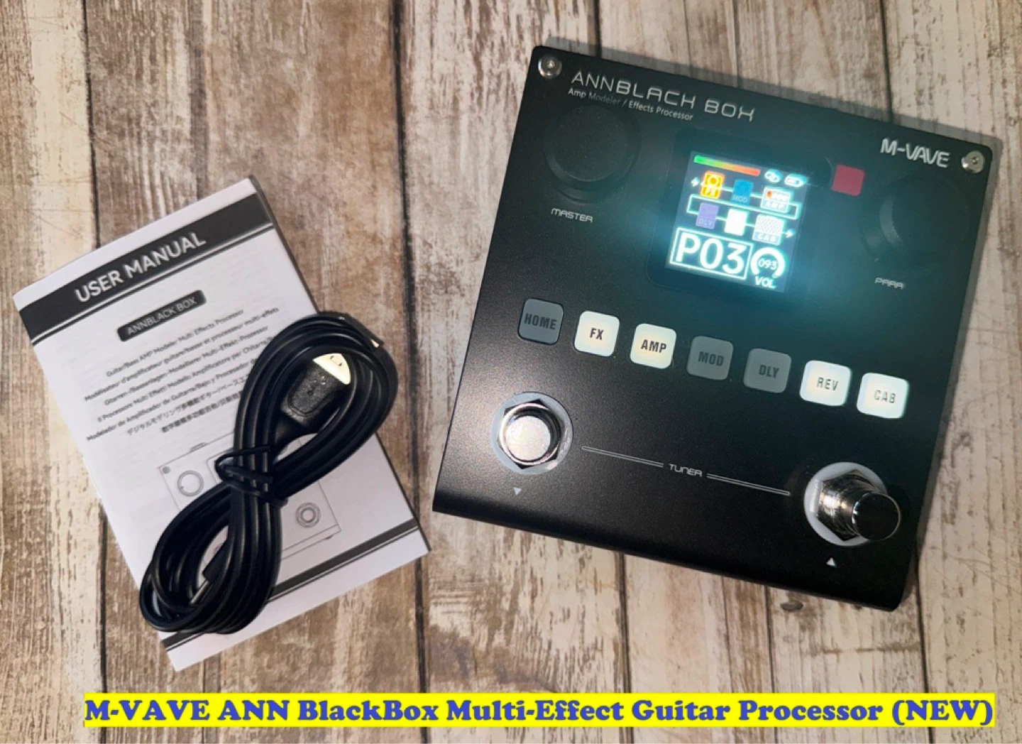 M-VAVE ANN BlackBox Multi-Effect Guitar Processor (NEW) - photo 2
