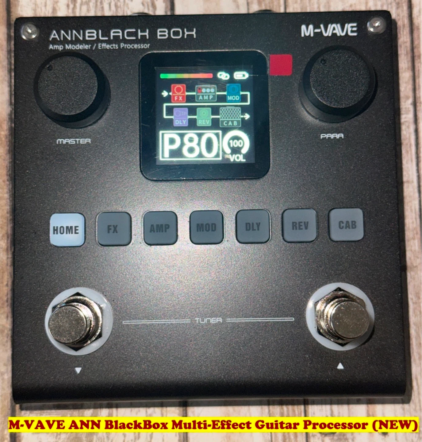 M-VAVE ANN BlackBox Multi-Effect Guitar Processor (NEW)
