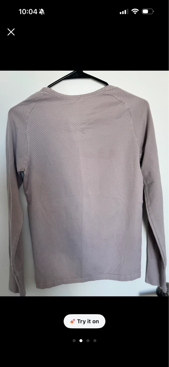 Diadora Luxe Collection Long Sleeve Top - Size S - photo 3