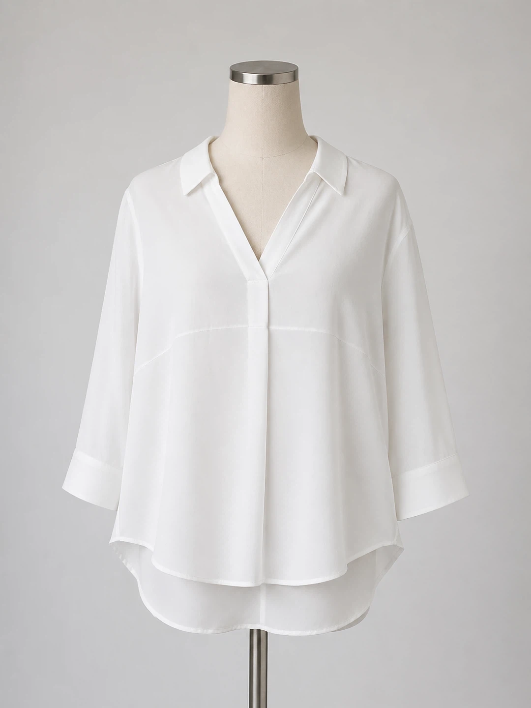 UNIQLO White Collared Blouse - Size S/P