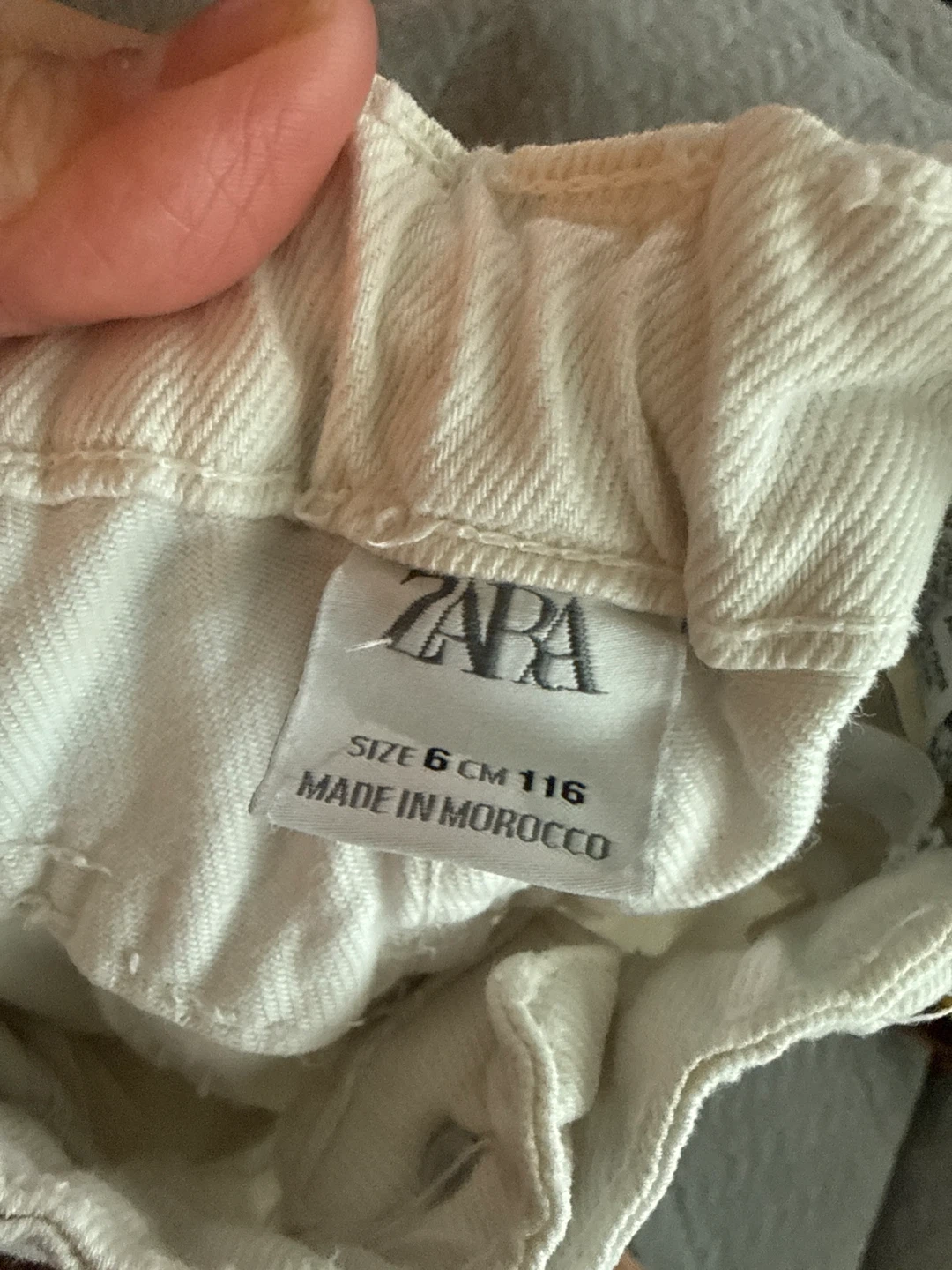 ZARA White Jeans Size 6 CM 116 - photo 2
