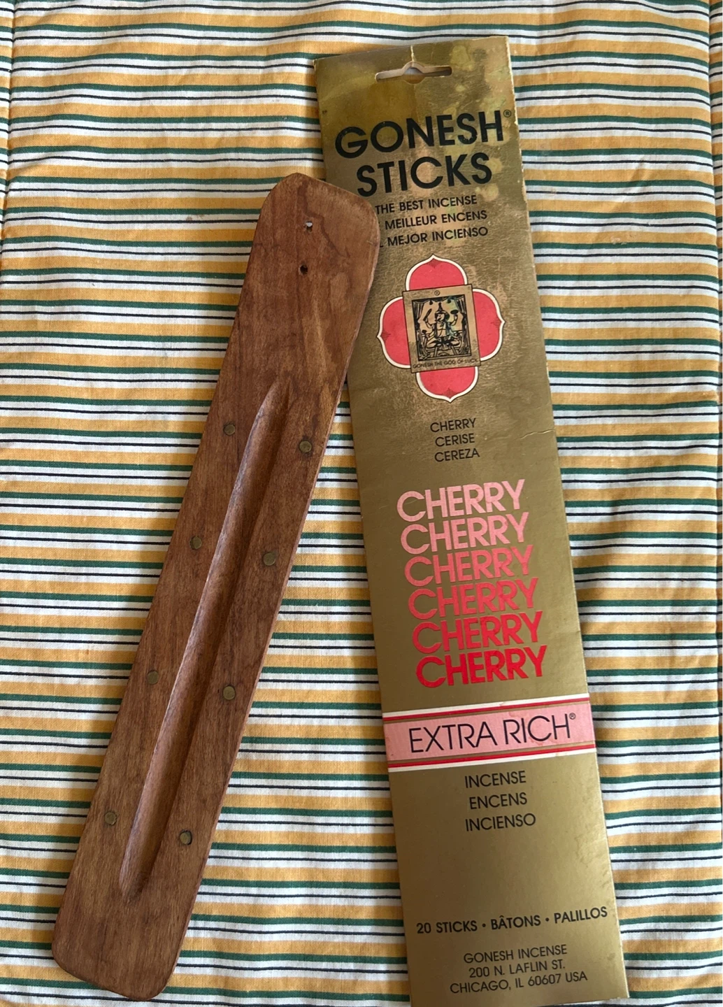 Gonesh Cherry Extra Rich Incense Sticks