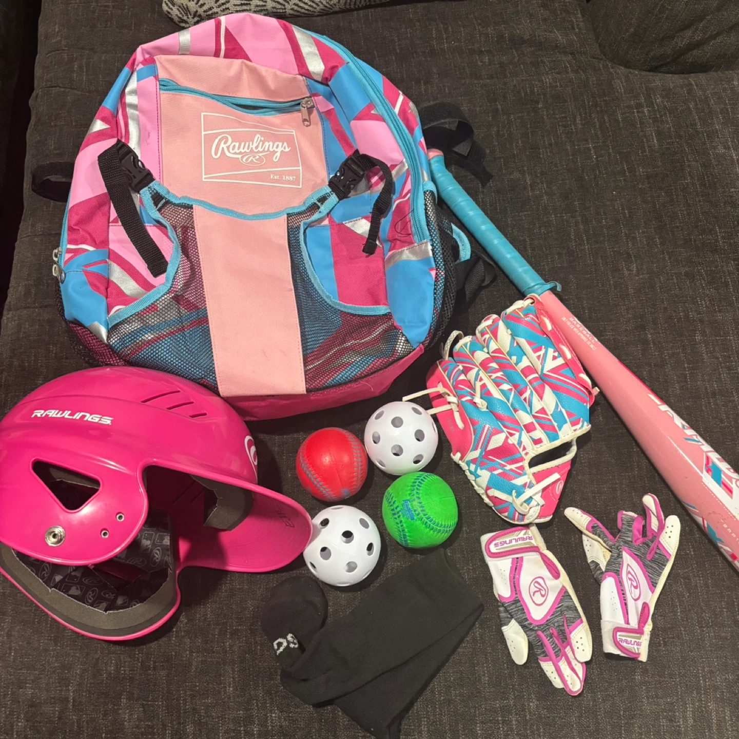 Rawlings Youth Softball/Baseball Gear Set