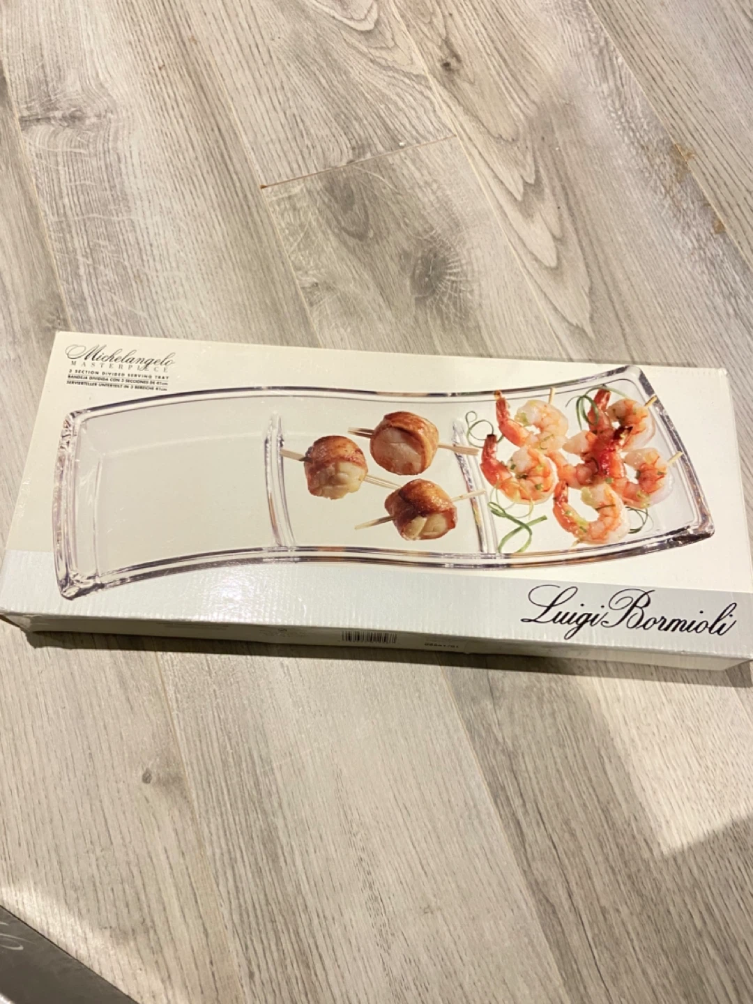 Luigi Bormioli Michelangelo Glass Serving Platter