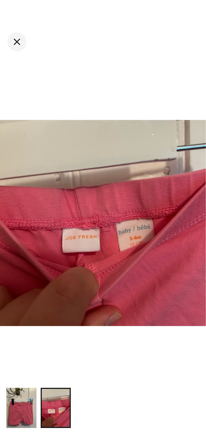 Joe Fresh Baby/Bébé Pink Shorts 3-6M - photo 2