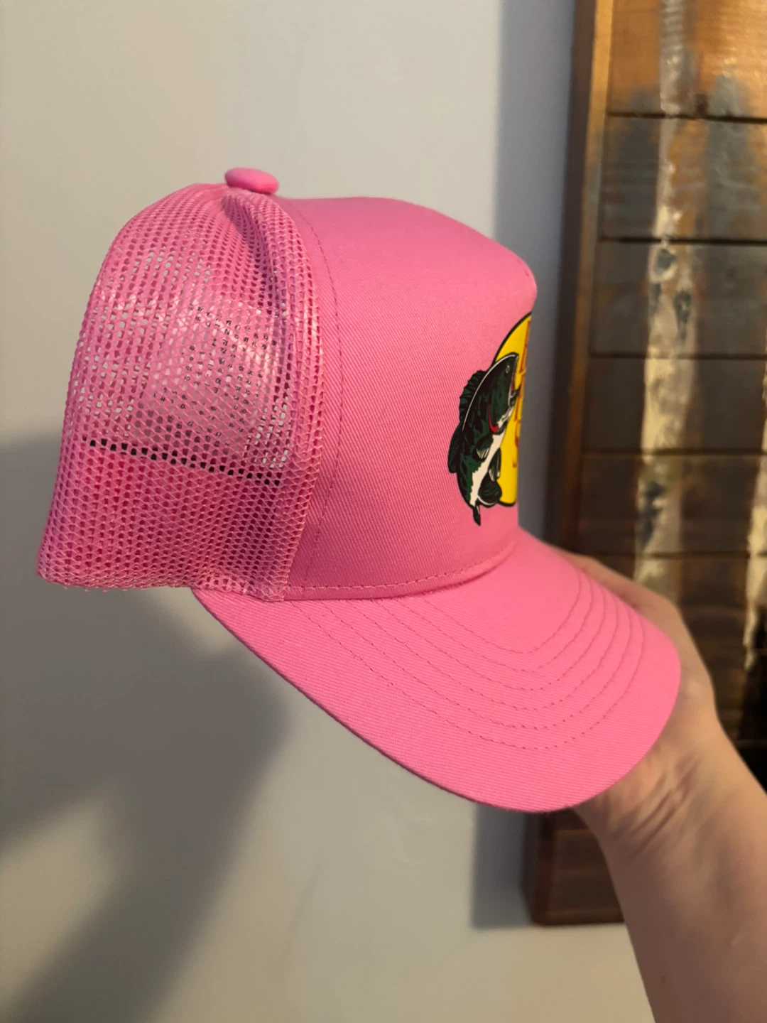 Bass Pro Shops Pink Mesh Trucker Hat - photo 2
