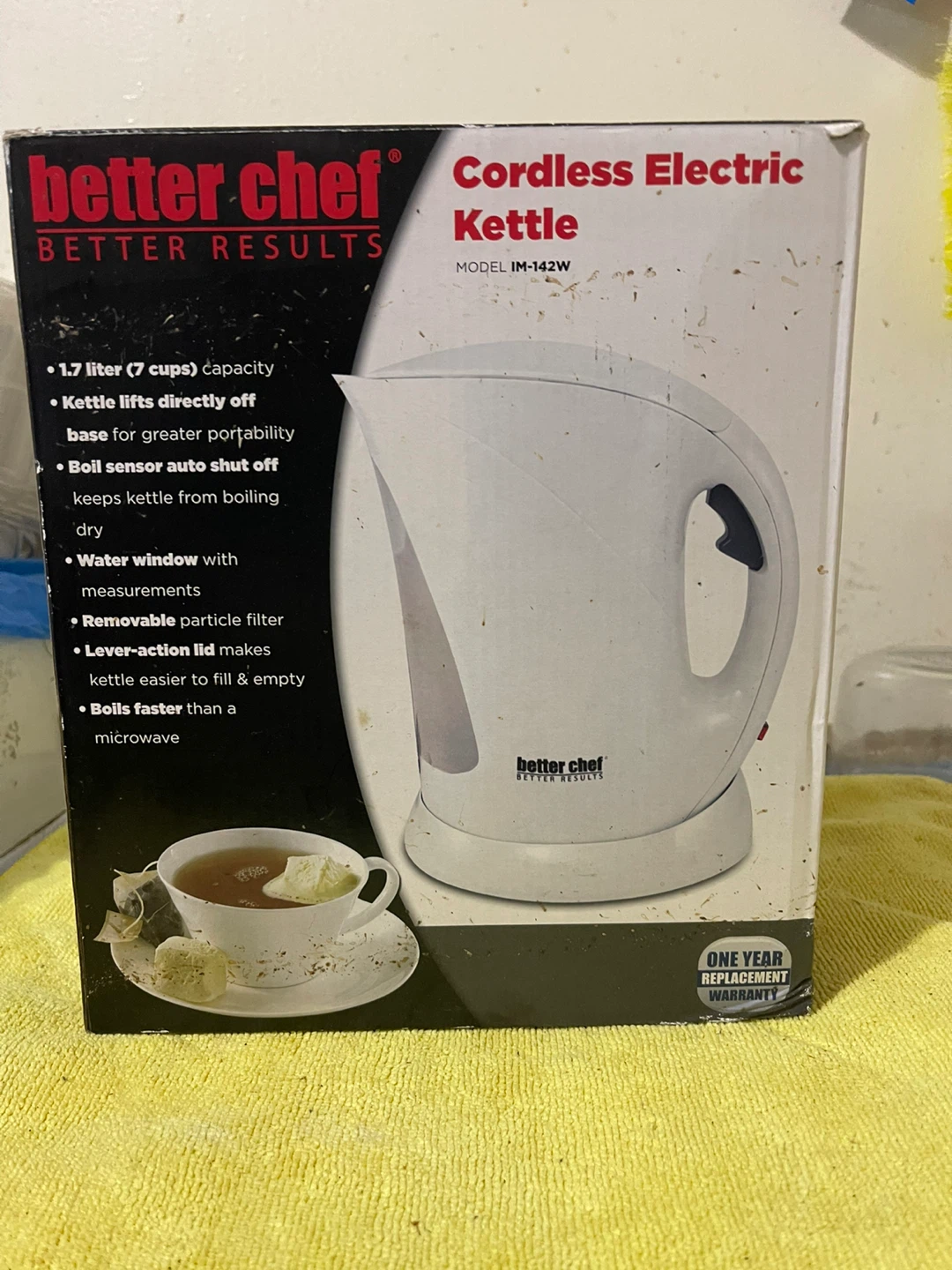 Better Chef Cordless Electric Kettle