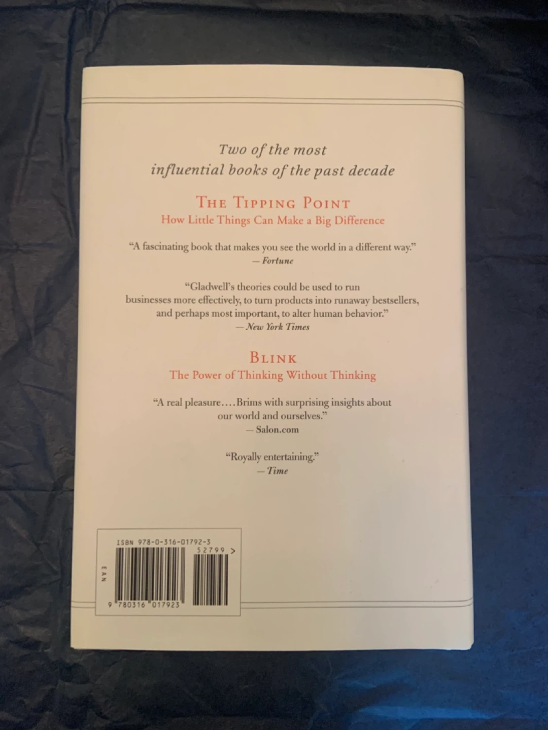 Malcolm Gladwell "Revenge of the Tipping Point" Book - photo 5