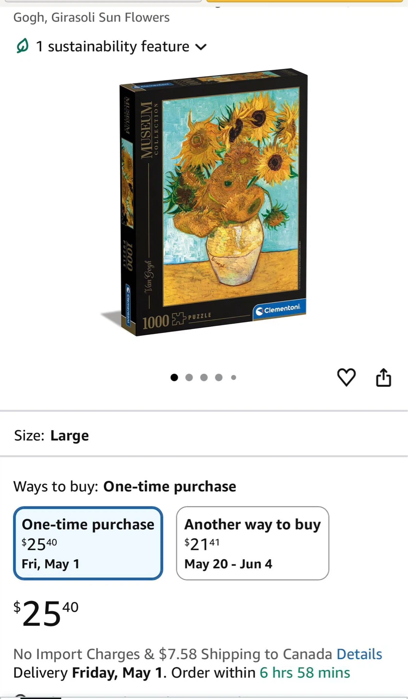 Vincent Van Gogh "The Sunflower" - photo 3