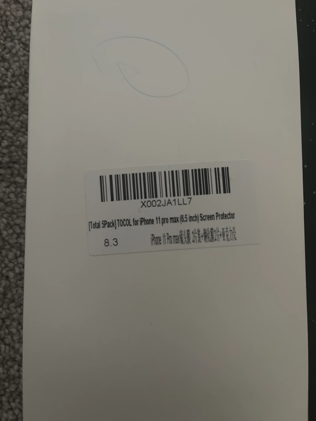 TOCOL iPhone 11 Pro Max Screen Protector (5 Pack)