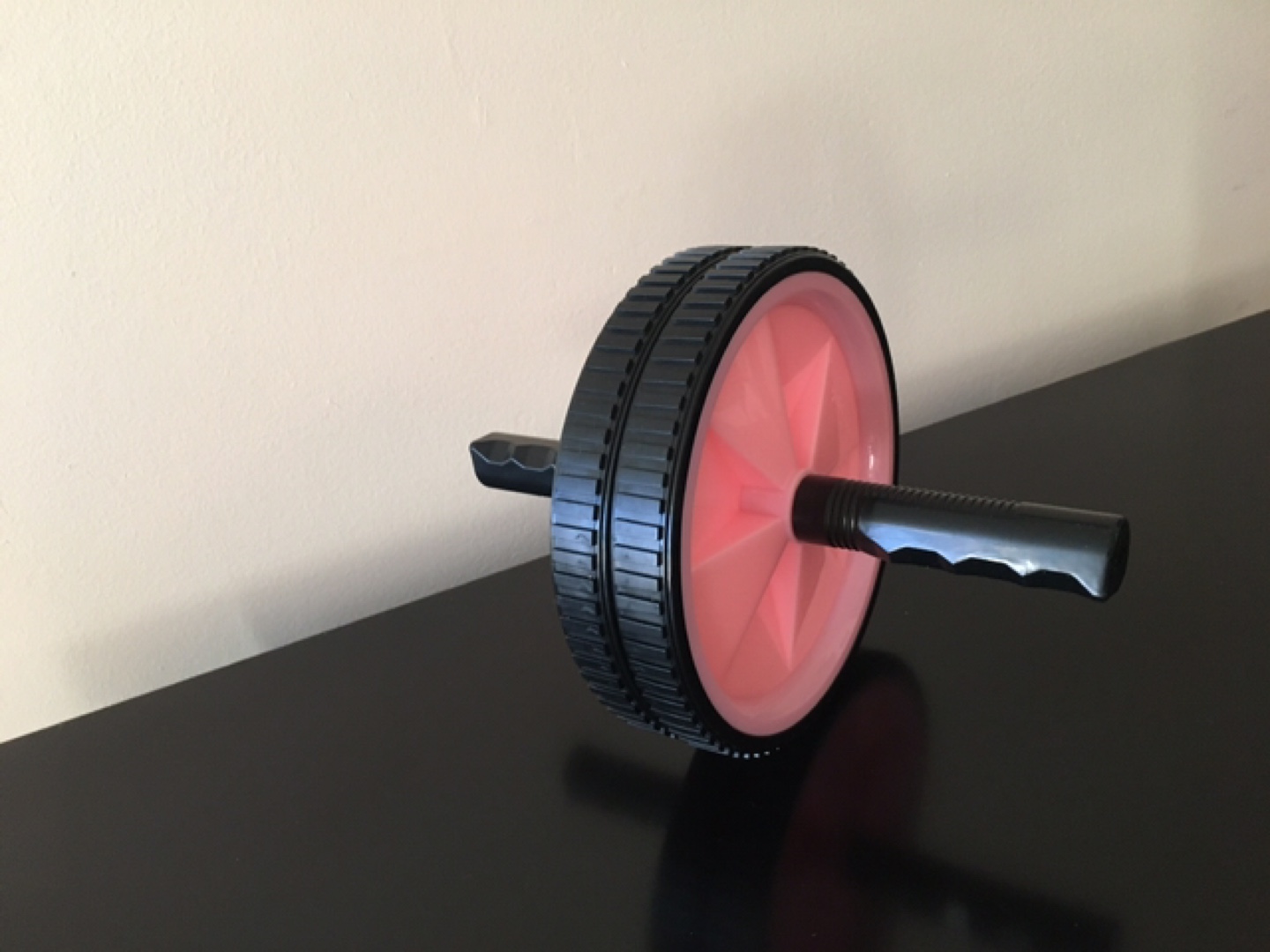 Pink Ab Roller Wheel with Black Handles - photo 5