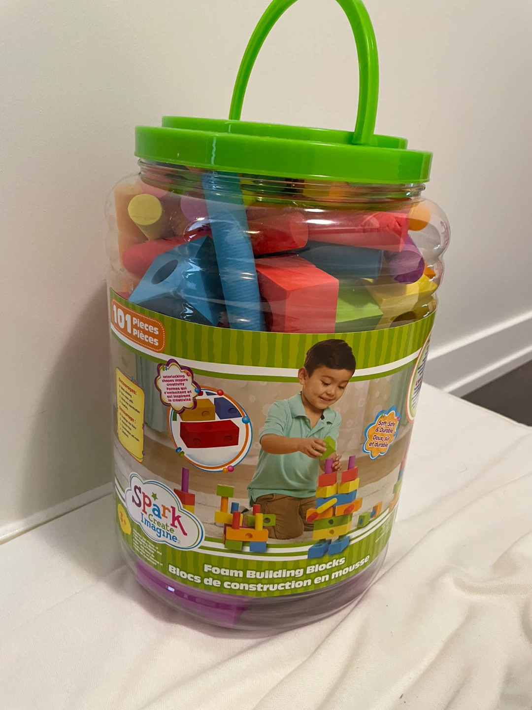 Spark Create Imagine Foam Building Blocks - 101 Pieces