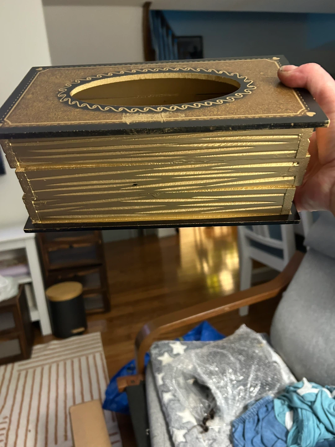 Decorative Book Tissue Box Cover - photo 3