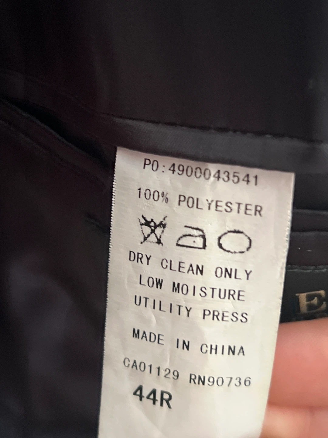 Lauren Ralph Lauren Black Velvet Blazer 44R - photo 3