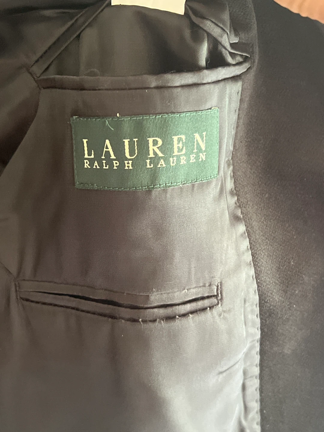 Lauren Ralph Lauren Black Velvet Blazer 44R - photo 2
