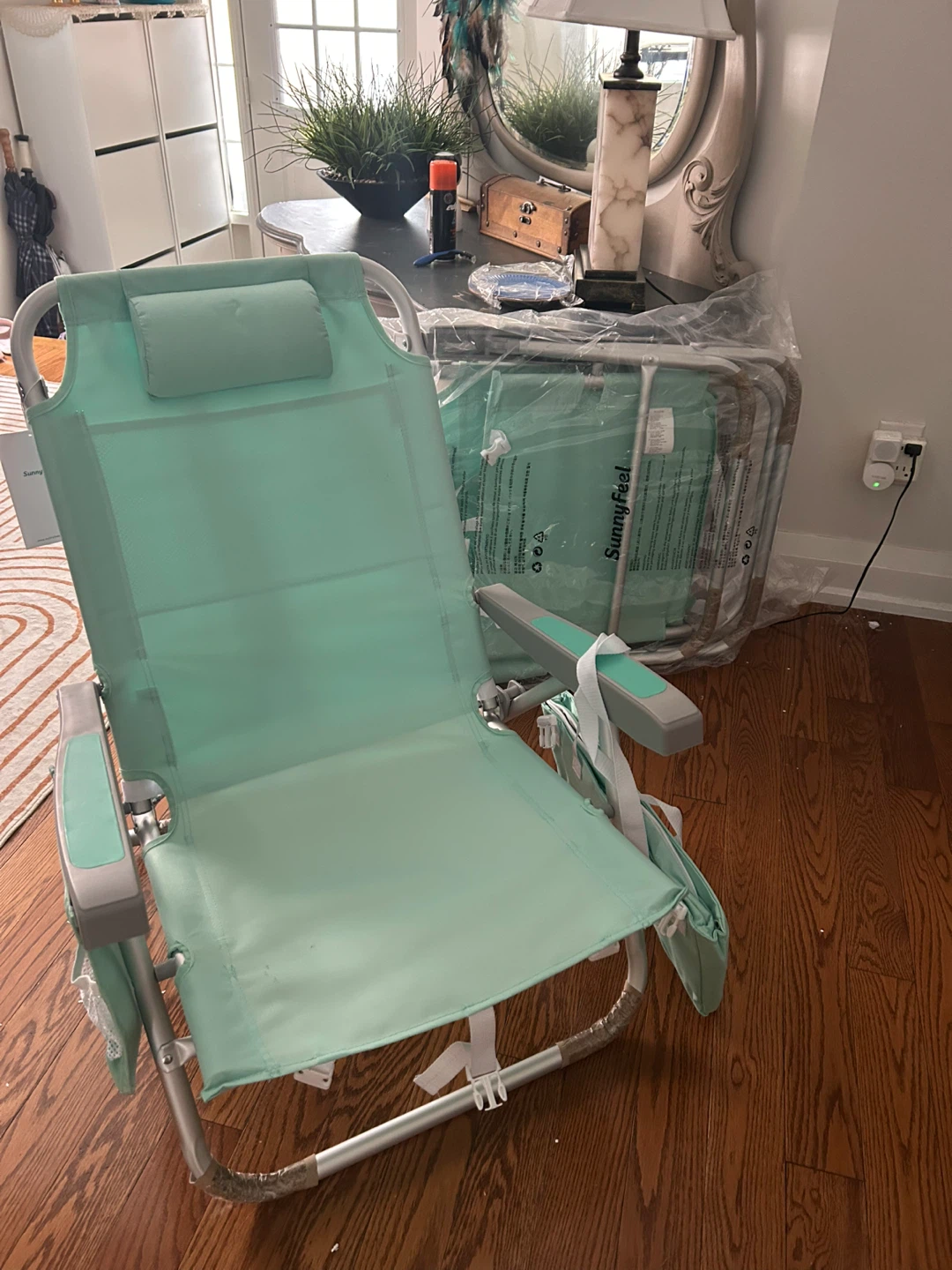 Misty Teal Beach Chair - 2 Pack - photo 2