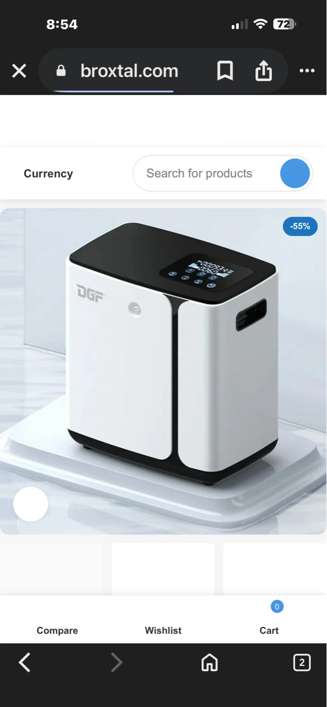 DGF White/Black Digital Display Device