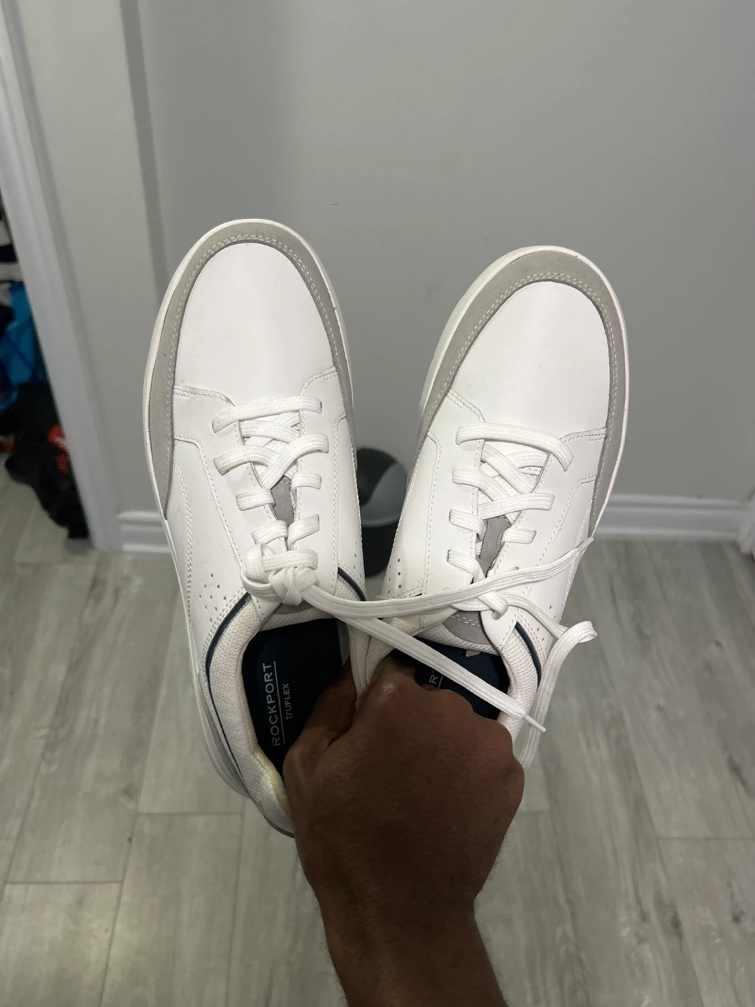 Rockport Men's White & Grey Sneakers - photo 3
