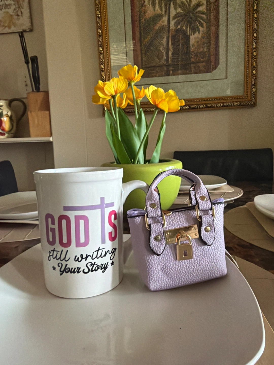 White Coffee Mug "God Is Still Writing Your Story"