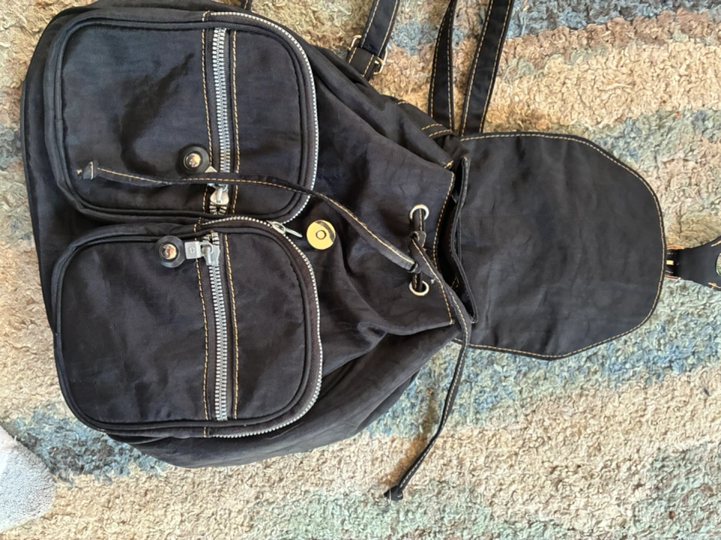 Women mini fabric backpack - photo 5