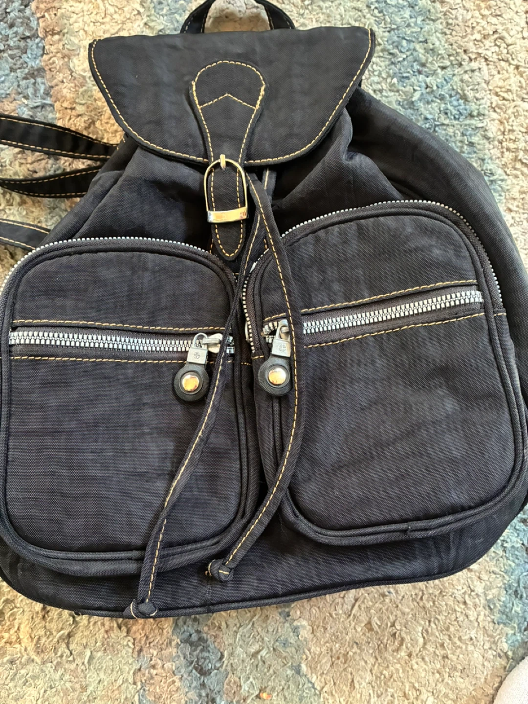 Women mini fabric backpack - photo 4