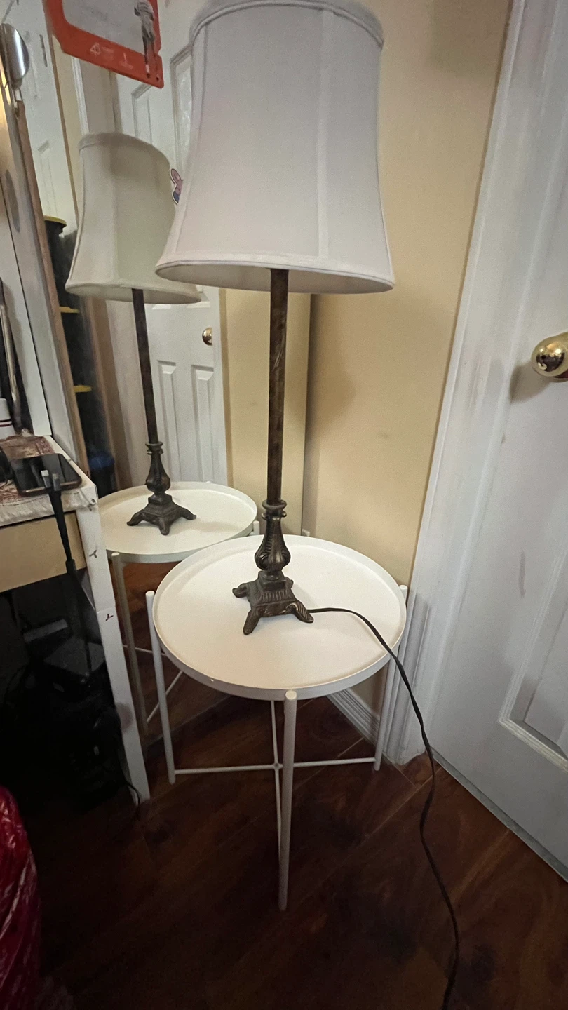 Table Lamp & table