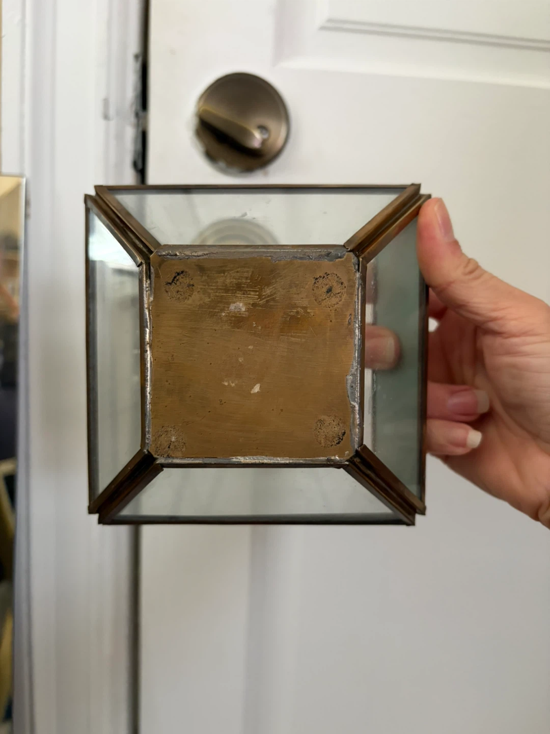Hanging Geometric Terrarium Lantern - photo 3