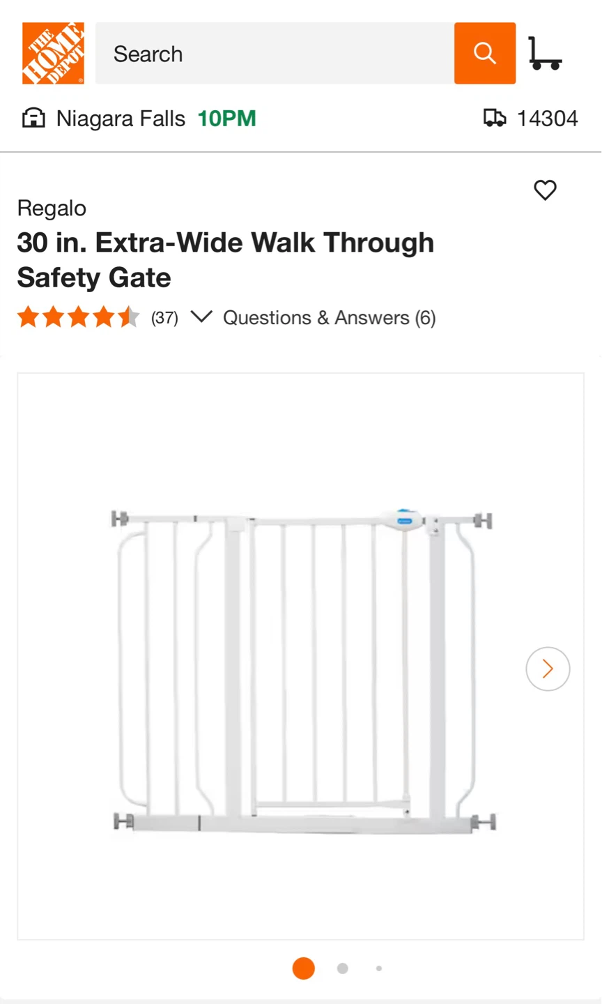Regalo 30 in. Safety Gate