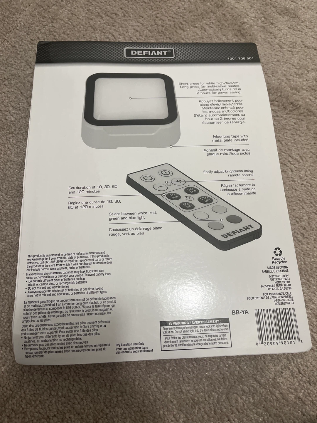 Defiant 6 Pack LED Decorative Lights with Remote Control - photo 2