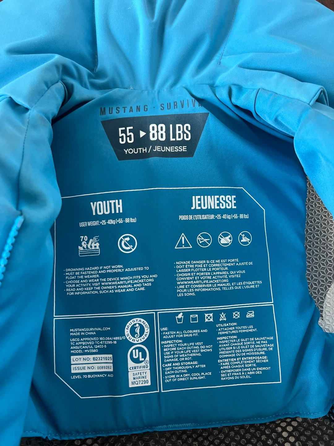 Mustang Survival Youth Life Jacket