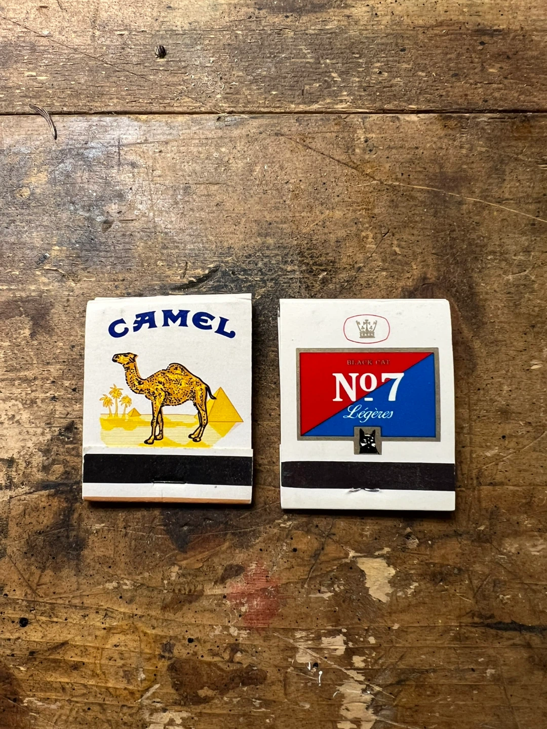 Vintage Cigarette Matchbooks