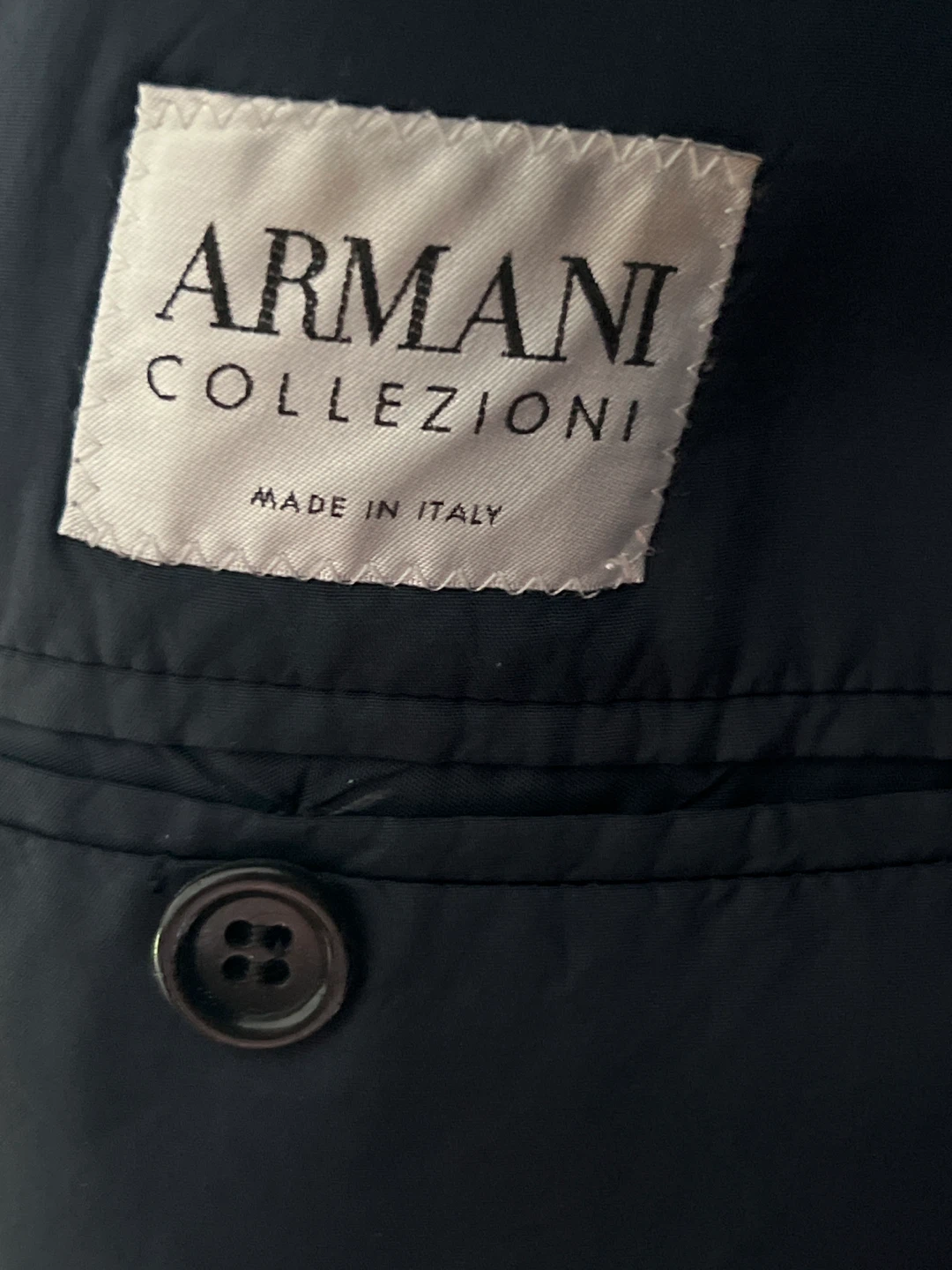 Vintage Armani Collezioni Black Blazer Jacket 46L - photo 4