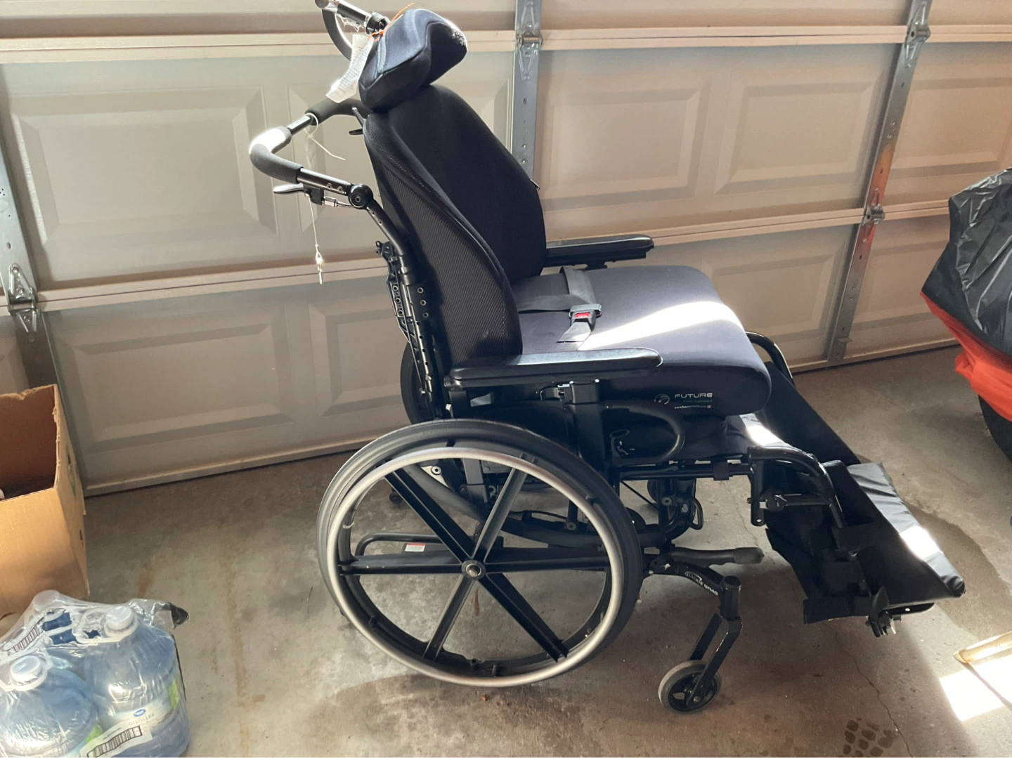 Future Mobility Wheelchair with Headrest and Cushion