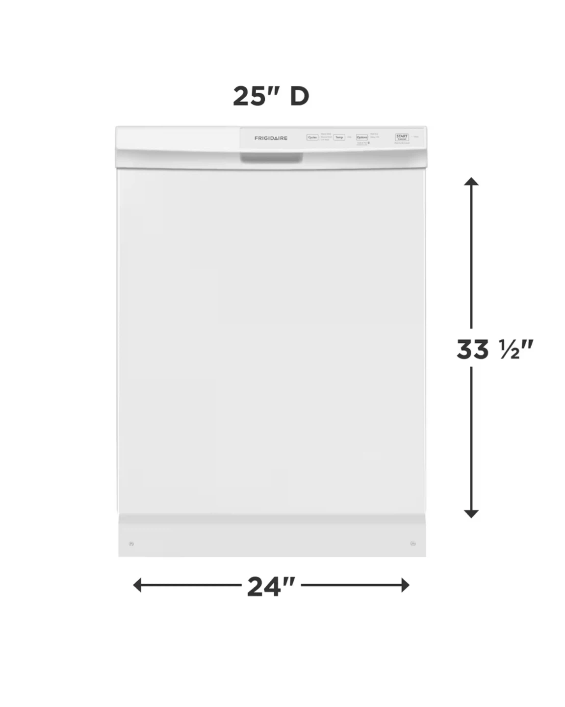 BRAND NEW -Frigidaire 24-inch Built-In Front Control Dishwasher