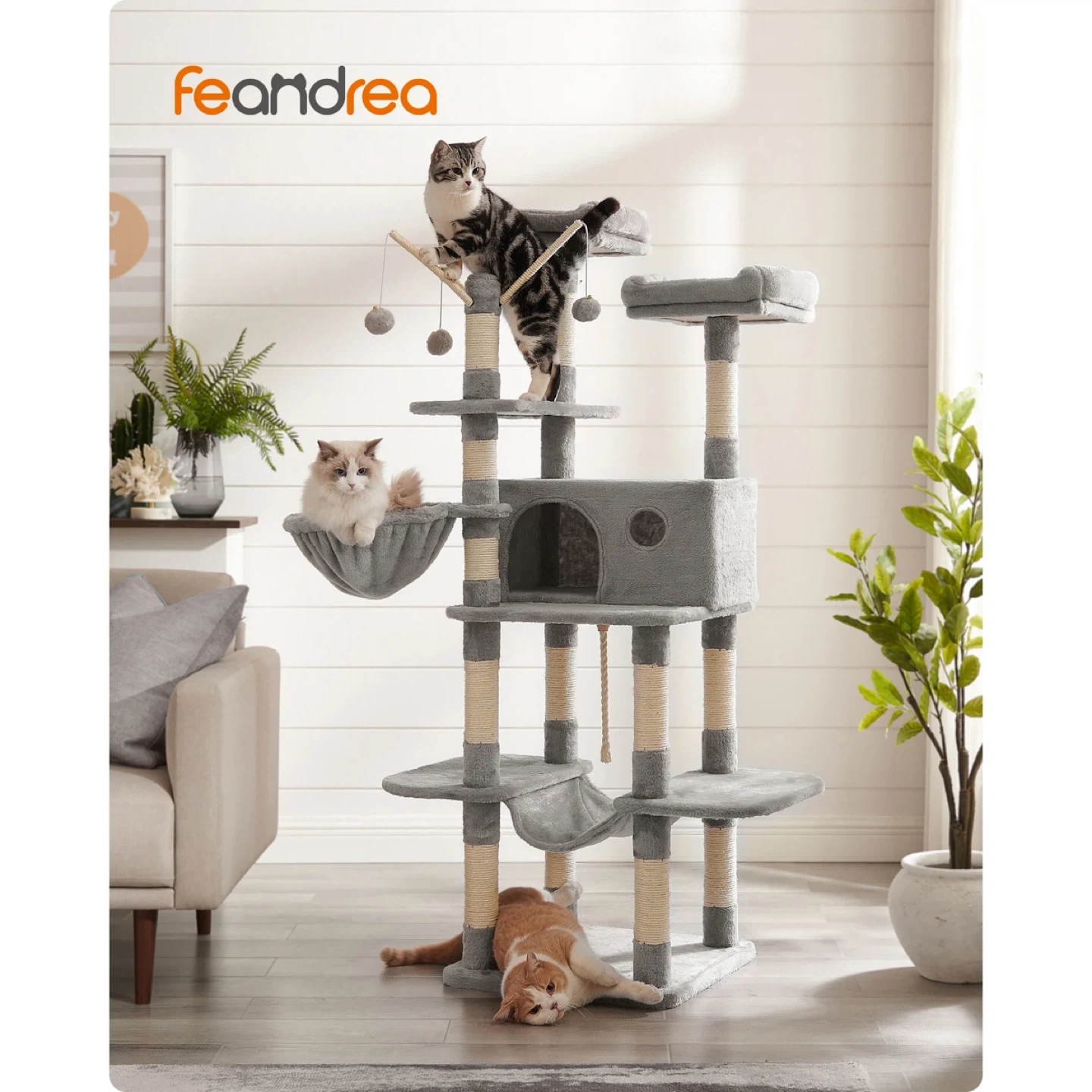 Feandria Cat Tree Tower - photo 2